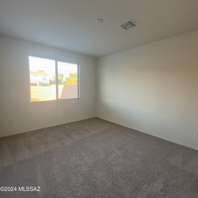 empty room featuring carpet floors