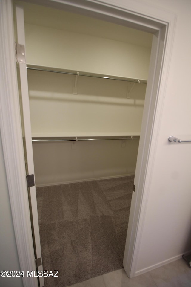 view of closet