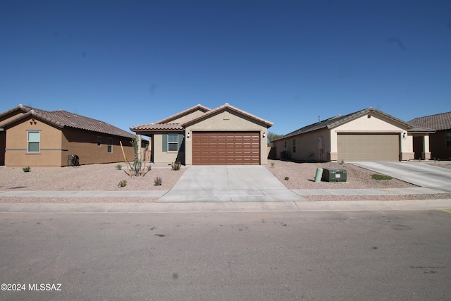 ranch-style house with a garage