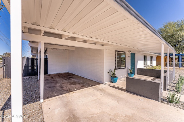 view of patio