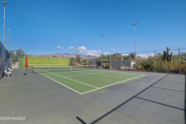 view of sport court