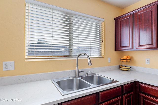 kitchen with sink and plenty of natural light