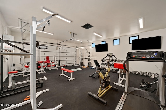 view of exercise room