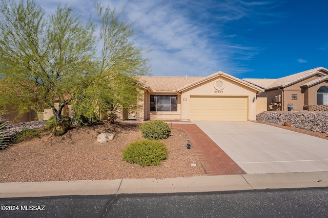 ranch-style house with a garage