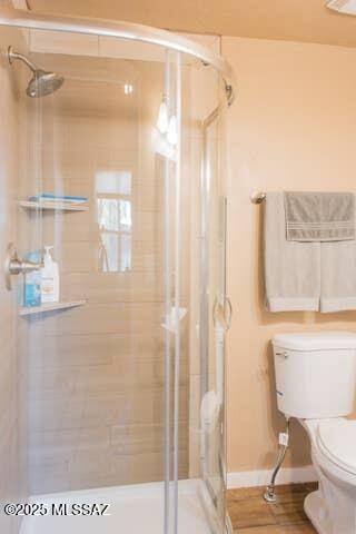 2112 E 18th St, Tucson, AZ 85719 - bathroom with an enclosed shower and toilet