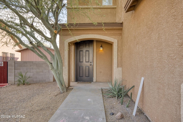 view of property entrance