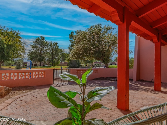 view of patio