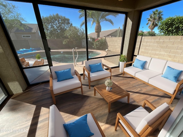 2655 W Desert Brook Ct, Tucson, AZ 85742 - sunroom / solarium featuring plenty of natural light