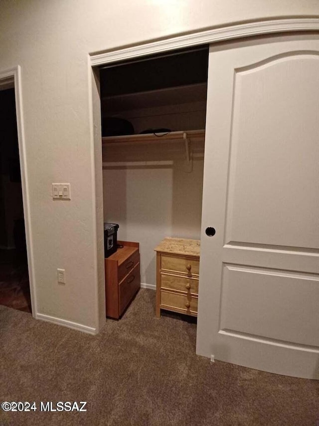 view of closet