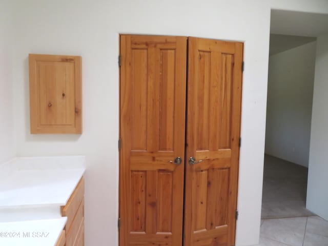 bathroom featuring tile patterned floors