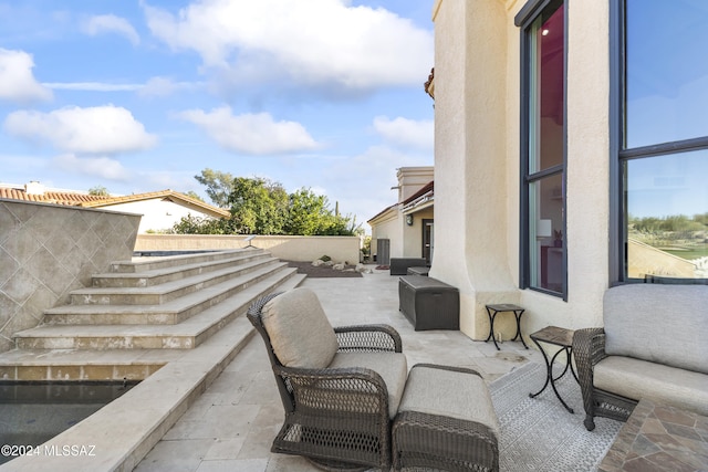 view of patio