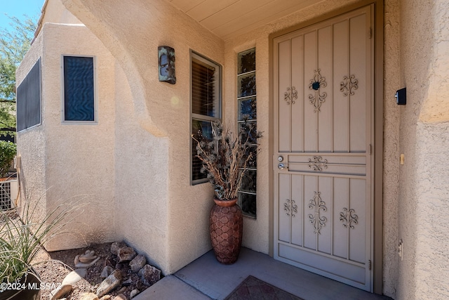 view of entrance to property