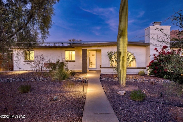 view of ranch-style house