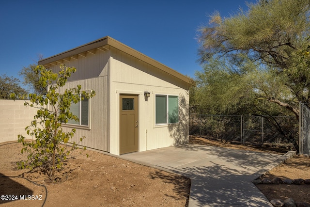 view of outbuilding