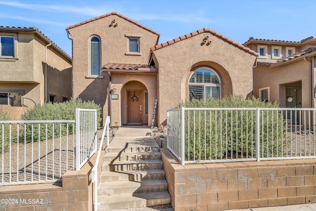 view of mediterranean / spanish home