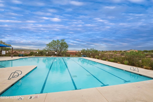 view of pool