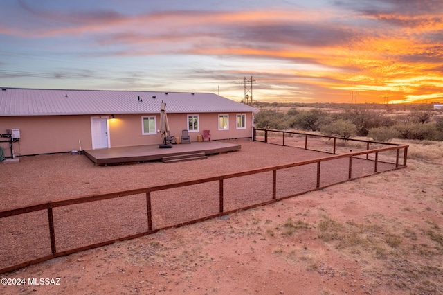 view of property's community with a deck