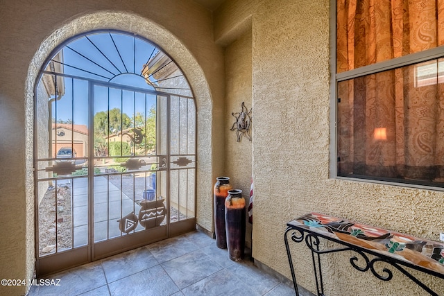 view of doorway to outside