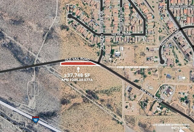 37, 748SQFT E Old Vail Rd -, Unit Tucson AZ, 85747 land for sale