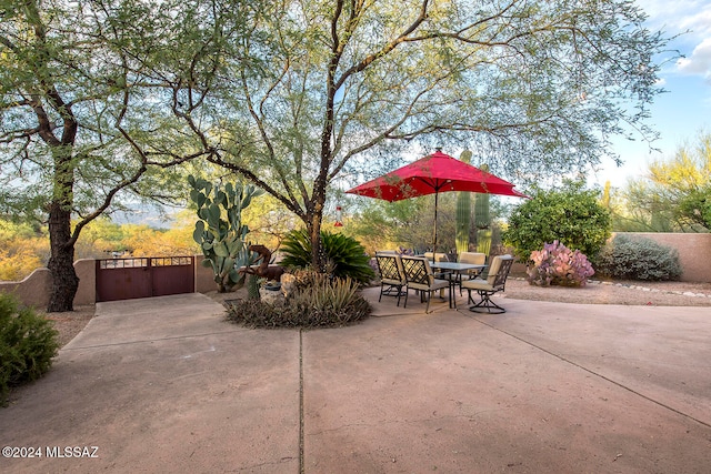 view of patio