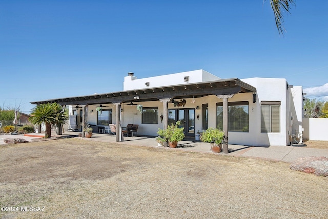 exterior space with a patio