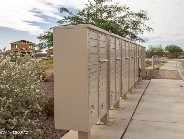 view of community with mail area