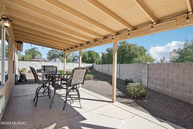 view of patio