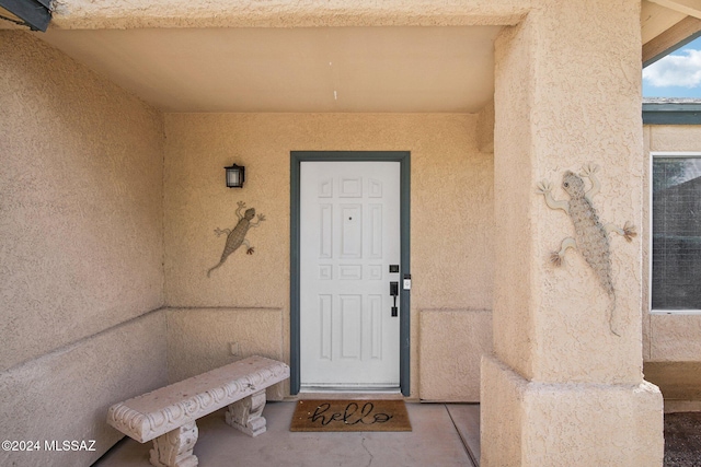 view of entrance to property