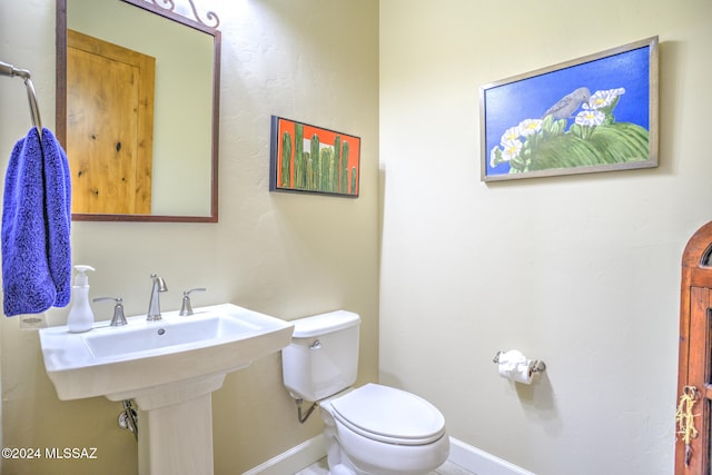 bathroom with toilet