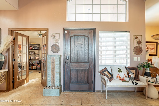 view of foyer entrance