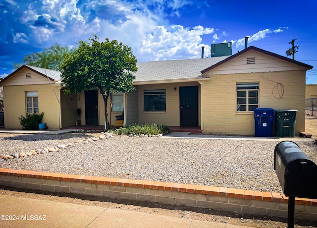 view of ranch-style home