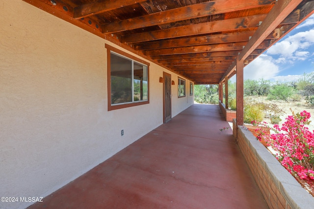 view of patio