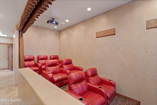 view of home theater