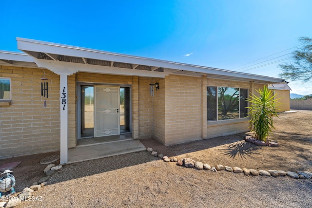 view of property entrance