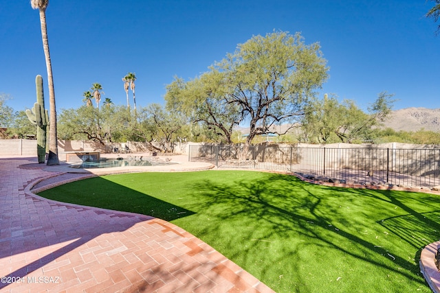 view of yard featuring a patio area