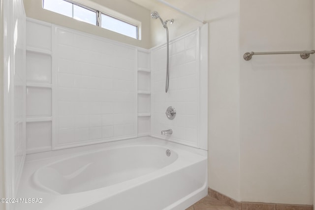 bathroom featuring tub / shower combination