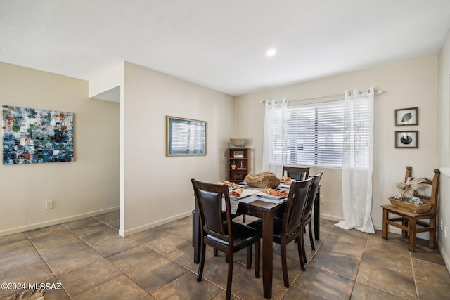 view of dining space