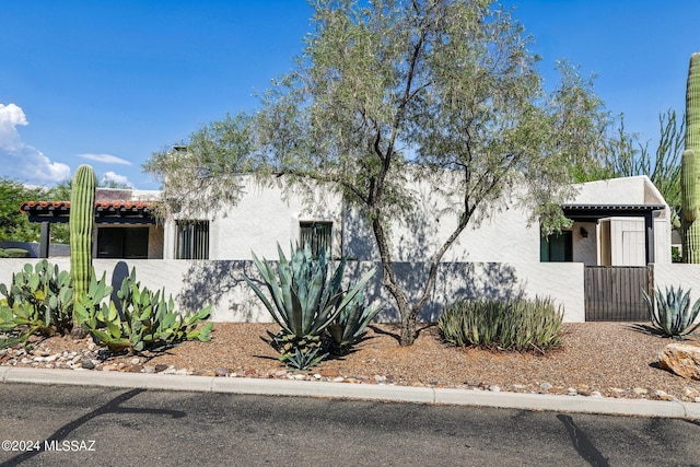 view of pueblo-style house