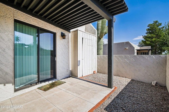 view of patio