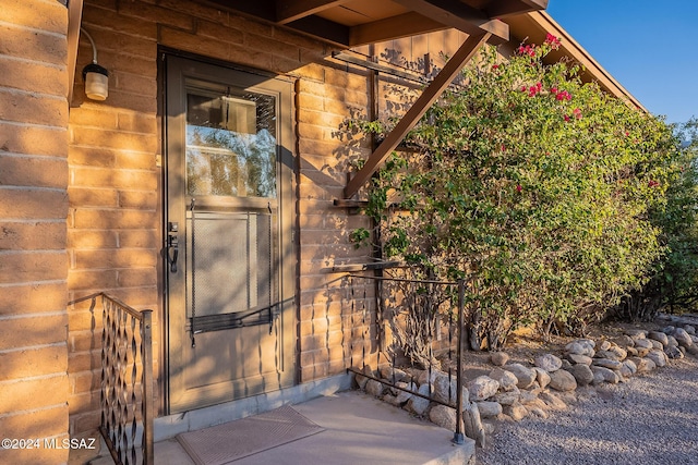 view of property entrance