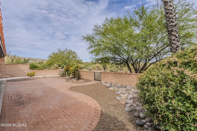 view of patio