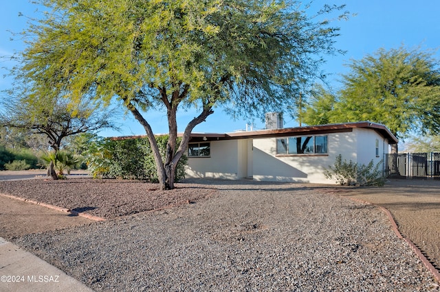 view of ranch-style home