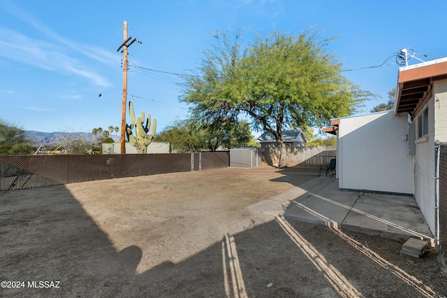 view of yard featuring a patio area