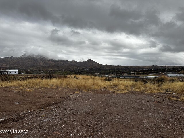 property view of mountains with a rural view