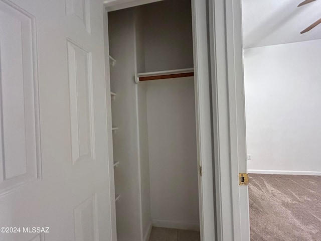 view of closet