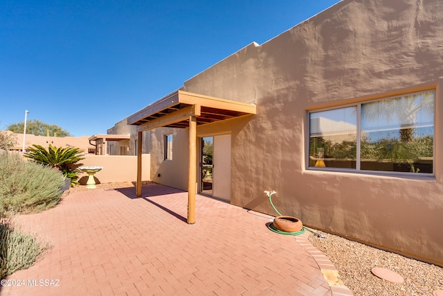 view of patio