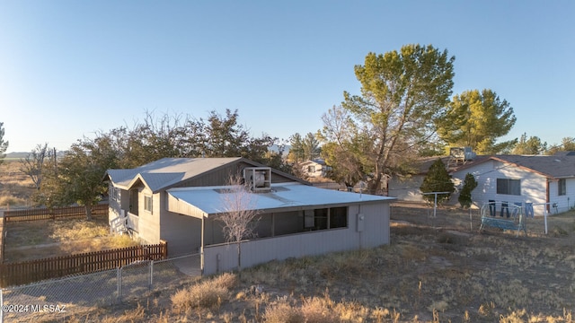 view of property exterior