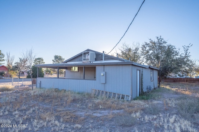 view of property exterior