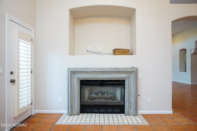 details featuring tile patterned floors