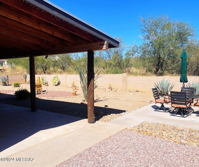 view of patio